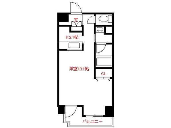 ヴィターレの物件間取画像